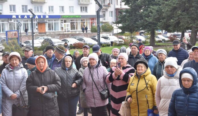 У Коростені знову мітингували чорнобильці: вимагають відновлення соцвиплат