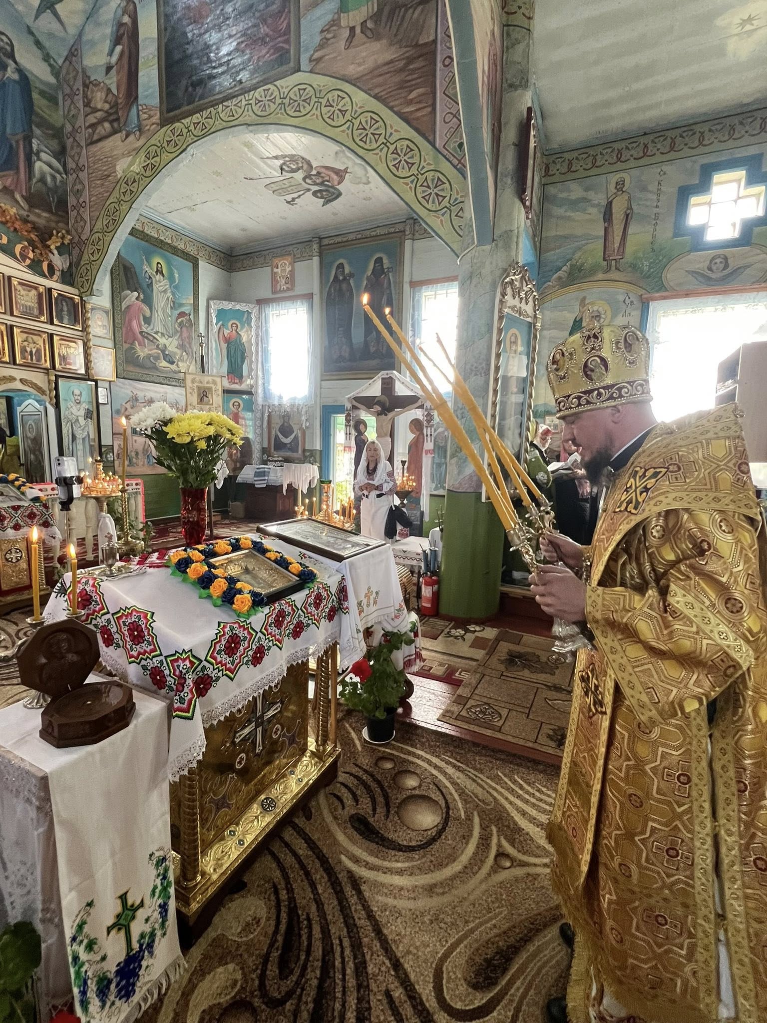 Єпископ Паїсій відвідав Свято-Миколаївський храм у Ворсівці