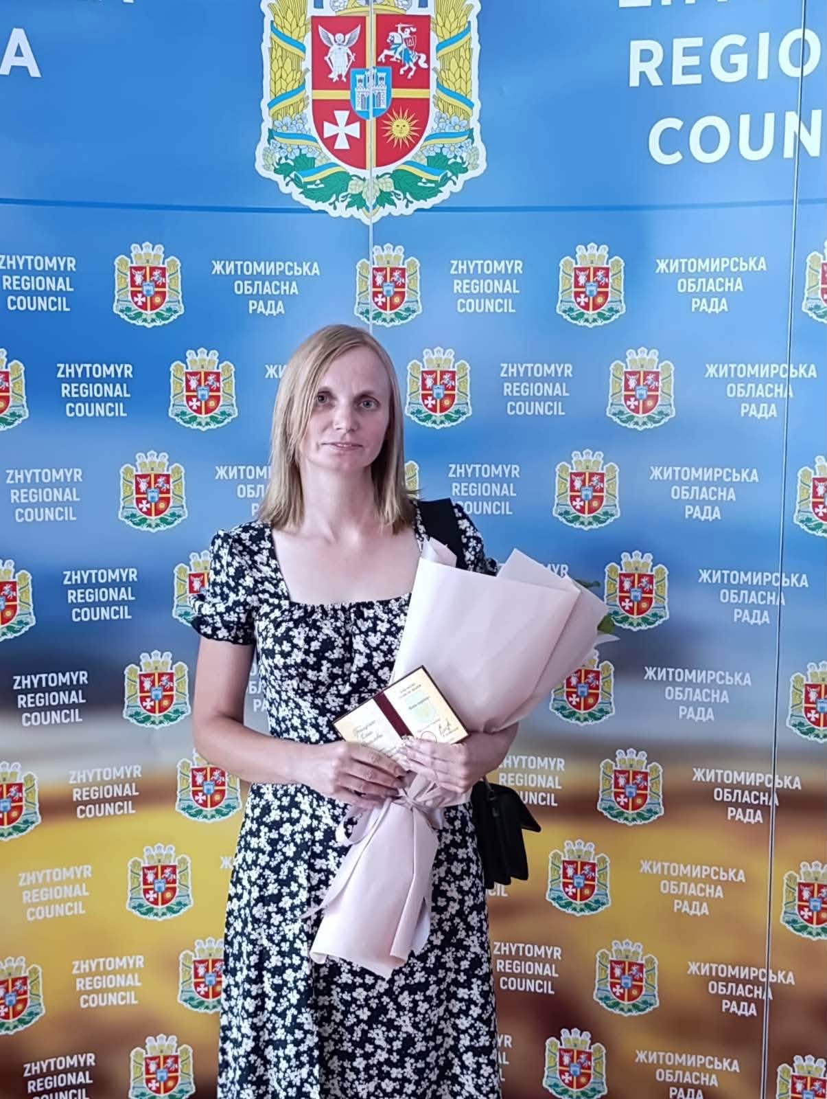 Мати п’ятьох синів із Малинської громади отримала звання «Мати-героїня»
